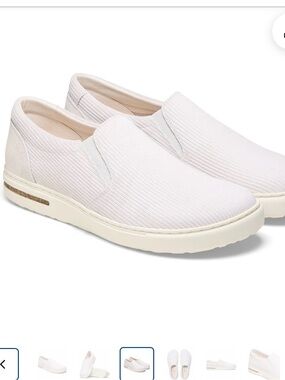 Birkenstock Oswego Antique White Suede Leather Brand new